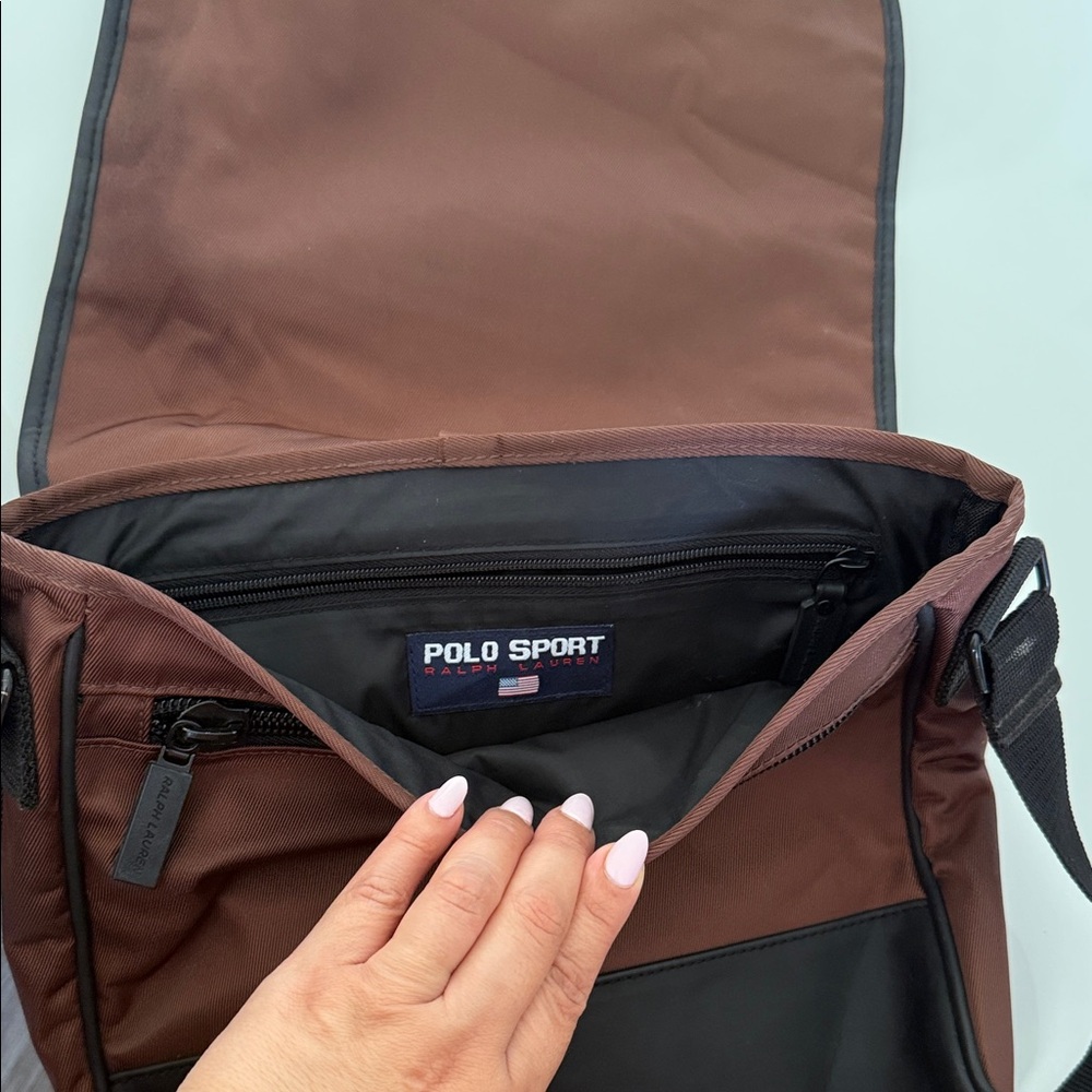 Polo by Ralph Lauren Brown Polo Sport Messenger Bag - Picture 13 of 16